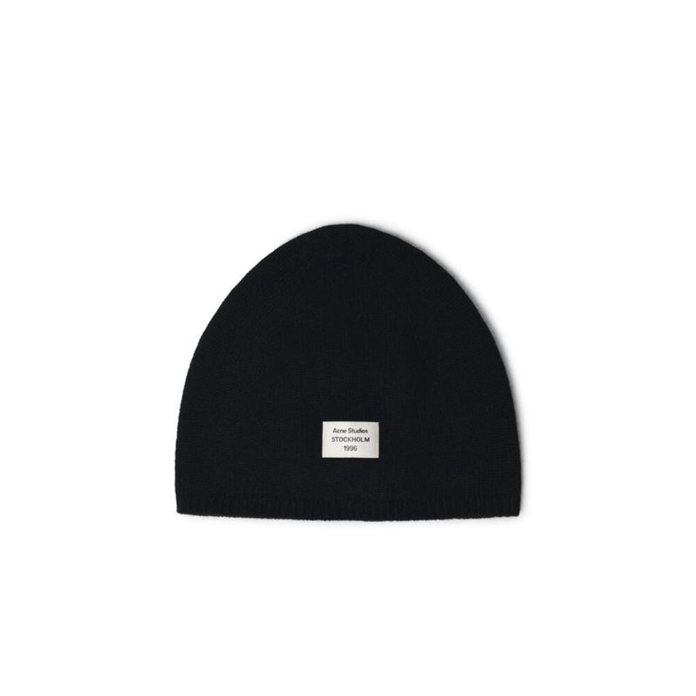 Acne Studios Black Cashmere Beanie Men